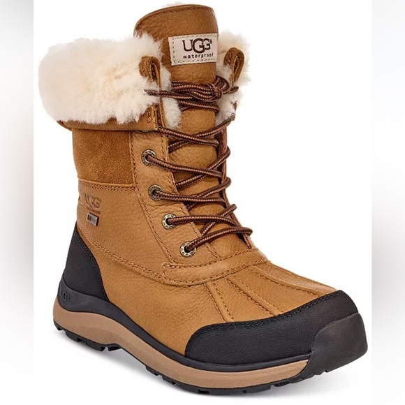 Ugg‎ Womens Adirondack lll water proof leather and sheepskin boots size 6 EUC - Picture 1 of 13